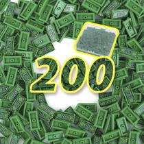 Brinquedo de construção MALEKO Money Tiles Bank Bill 100 dólares x200