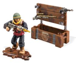 Brinquedo de construção Mega Construx Call of Duty WWII Weapon Crate