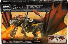 Brinquedo de construção Mega Construx Game of Thrones Daenerys & Drogon Brinquedo de construção Mega Construx Game of Thrones Daenerys & Drogon