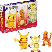 Brinquedo de Construção MEGA Pokémon Kanto Trio 529 Peças
