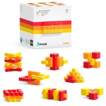 Brinquedo de construção PIXIO Lava Tiny Magnetic Blocks 60 unidades 6+