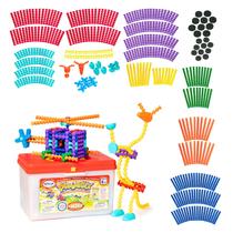 Brinquedo de construção POPULAR PLAYTHINGS Playstix Super Set 400 unidades