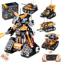 Brinquedo de construção QHECTTY STEM Robot Car Tank 600 unidades para crianças de 6 a 12 anos