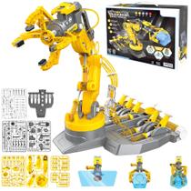Brinquedo de construção STEM SMIESSKIDDO, braço robótico hidráulico, 220 unidades Brinquedo de construção STEM SMIESSKIDDO, braço robótico hidráulico, 220 unidades