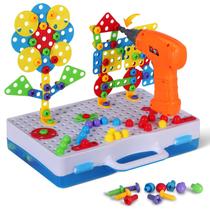 Brinquedo de construção SUPSTEM STEM com chave de fenda de 3 anos ou mais