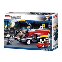 Brinquedo de Construir Cubic Bombeiros Resgate no Aeroporto 381 Peças Multikids - BR1494 Brinquedo de Construir Cubic Bombeiros Resgate no Aeroporto 381 Peças Multikids - BR1494