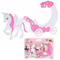 Brinquedo De Contos De Fadas Infantil Carruagem Rosa Com Cavalo Alado Pegasus Para Fantasia Mágica Brinquedo De Contos De Fadas Infantil Carruagem Rosa Com Cavalo Alado Pegasus Para Fantasia Mágica