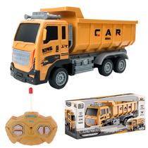 Brinquedo De Controle Remoto Caminhão Construção Com Luz Para Meninos