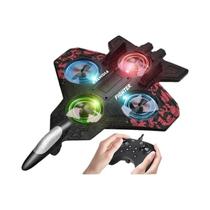 Brinquedo De Controle Remoto Para Meninos, Planador RC Com Luz, Avião De Espuma Para Acrobacias