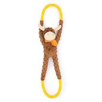 Brinquedo de Corda para Puxar Cachorro ZippyPaws RopeTugz Durável com Apito