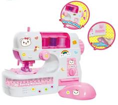 Brinquedo De Costura Maquininha Infantil C/ Pilhas Elétrica