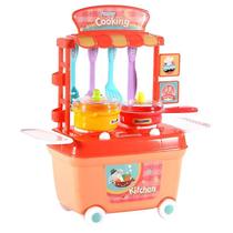 Brinquedo de cozinha infantil Menina simula ferramenta de co