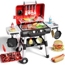 Brinquedo de cozinha Kids Play Zsinb BBQ Grill com fumaça e luz 3-6Y