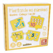 Brinquedo De Crianca Educ Madeira Montando Numeros 1 A 20 Brinquedo De Crianca Educ Madeira Montando Numeros 1 A 20
