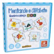 Brinquedo De Crianca Educ Madeira Montando O Alfabeto 26pcs