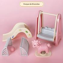 Brinquedo de Decoração: Modelo de Parque de Diversões em Miniatura para Meninas Brinquedo de Decoração: Modelo de Parque de Diversões em Miniatura para Meninas