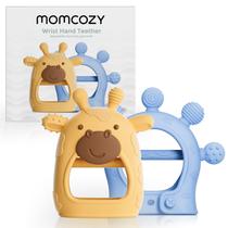 Brinquedo de dentição Momcozy Baby Teether de silicone de qualidade alimentar