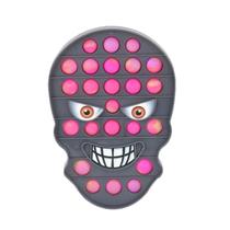 Brinquedo de descompressão de alívio de placa de pressão para crianças de abóbora de caveira de halloween Brinquedo de descompressão de alívio de placa de pressão para crianças de abóbora de caveira de halloween