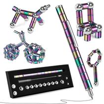Brinquedo de descompressão Magnetic Pen boncty com anéis magnéticos