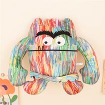 Brinquedo de desenho animado Plush Doll Color Monster de 25 cm para crianças Brinquedo de desenho animado Plush Doll Color Monster de 25 cm para crianças