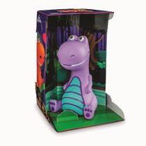 Brinquedo de Dinossauro Cofre Tiranossauro Baby Rex Cofrinho Azul - Adijomar