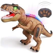 Brinquedo de dinossauro com controle remoto STEAM Life para crianças T-Rex