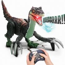 Brinquedo de dinossauro com controle remoto Toy Feast Walking Velociraptor