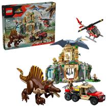 Brinquedo de dinossauro LEGO Jurassic World Spinosaurus & Quetzalcoatlus Brinquedo de dinossauro LEGO Jurassic World Spinosaurus & Quetzalcoatlus