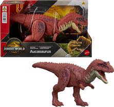 Brinquedo de dinossauro Mattel Jurassic World Rebirth Wild Roar Aucasaurus Brinquedo de dinossauro Mattel Jurassic World Rebirth Wild Roar Aucasaurus