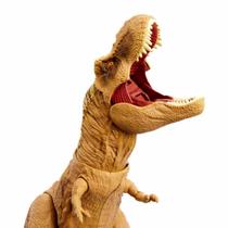 Brinquedo de dinossauro Mattel Jurassic World Tyrannosaurus T Rex com filho