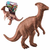 Brinquedo De Dinossauro Parassaurolofo Realista 100 % Vinil Macio Cometa Sauro Parasaurolophus 26 cm