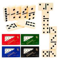 Brinquedo De Dominó Didático Para Crianças No Estojo Colorido Com 28 Peças Brinquedo De Dominó Didático Para Crianças No Estojo Colorido Com 28 Peças