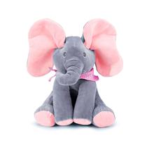 Brinquedo de elefante cantor de pelúcia KWZG19 Elefante animado 30cm