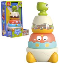 Brinquedo de Empilhar Dinossauro Multiestágios - Castela Brinquedo de Empilhar Dinossauro Multiestágios - Castela