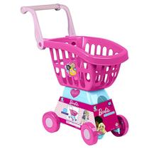 Brinquedo de Empurrar Carrinho De Compras da Barbie Meninas