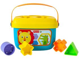 Brinquedo de Encaixar Balde Primeiros Blocos - Fisher-Price 11 Peças Brinquedo de Encaixar Balde Primeiros Blocos - Fisher-Price 11 Peças