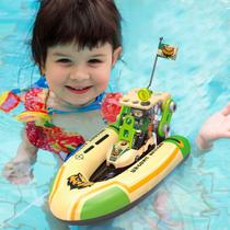 Brinquedo de Encaixar Bloco de Montar Construção Bote Naval Infantil 59 Peças Brinquedo Educativo Didático Pedagógico Criativo