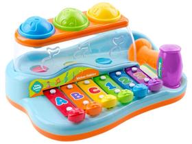 Brinquedo de Encaixar Coleção Baby Land - Xilofone Didático Musical Cardoso Toys 5 Peças