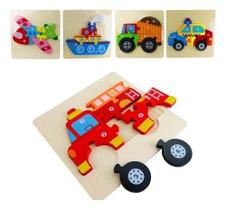 Brinquedo De Encaixe Em Madeira Educativo Sortidos DM T6731 Brinquedo De Encaixe Em Madeira Educativo Sortidos DM T6731