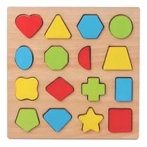 Brinquedo De Encaixe Formas Em Madeira Toy Mix