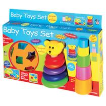 Brinquedo de Encaixe Para Bebê Educativo Baby Toys Didático - Pica Pau