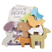 Brinquedo de equilíbrio educacional Le Toy Van Petilou Forest Stacker
