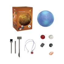 Brinquedo De Escavação Arqueológica Para Crianças Exploração Do Sistema Solar Gemas E Minérios