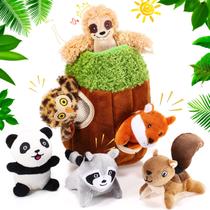 Brinquedo de Esconde-Esconde Skylety para Cães (7 Peças) - Pequenos e Médios Brinquedo de Esconde-Esconde Skylety para Cães (7 Peças) - Pequenos e Médios