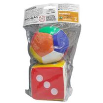 Brinquedo De Espuma Dado E Bola Jr Toys