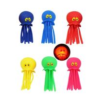 Brinquedo De Espuma Luminosa Em Forma De Polvo Para Crianças, Absorve Água, Brinquedo De Chuveiro