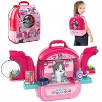 Brinquedo De Faz De Conta Mochila Hospital Pet Dog - Dm Toys Brinquedo De Faz De Conta Mochila Hospital Pet Dog - Dm Toys