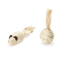 Brinquedo de Fibra Natural Para Gatos - Conjunto Ratinho e Bolinha Mimo - PP124 Brinquedo de Fibra Natural Para Gatos - Conjunto Ratinho e Bolinha Mimo - PP124