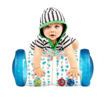 Brinquedo de fitness Crawling QINGBAO para bebê com Rattle Ball Blue