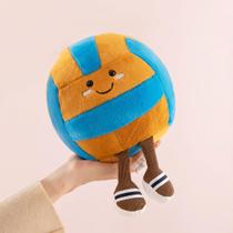 Brinquedo de futebol de pelúcia XIYUAN Volleyball 35 cm com pés para crianças Brinquedo de futebol de pelúcia XIYUAN Volleyball 35 cm com pés para crianças